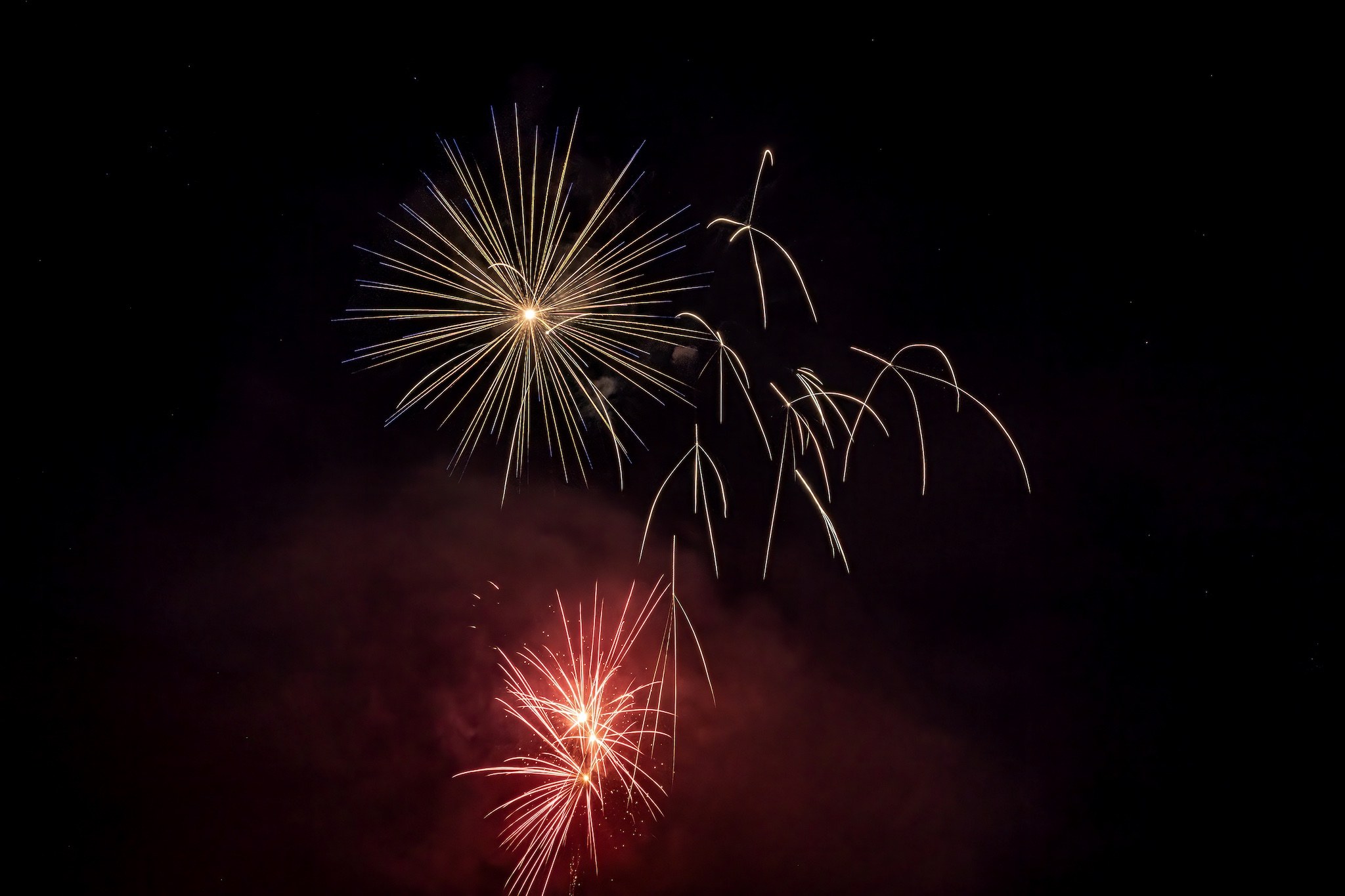 Feux d'artifice .