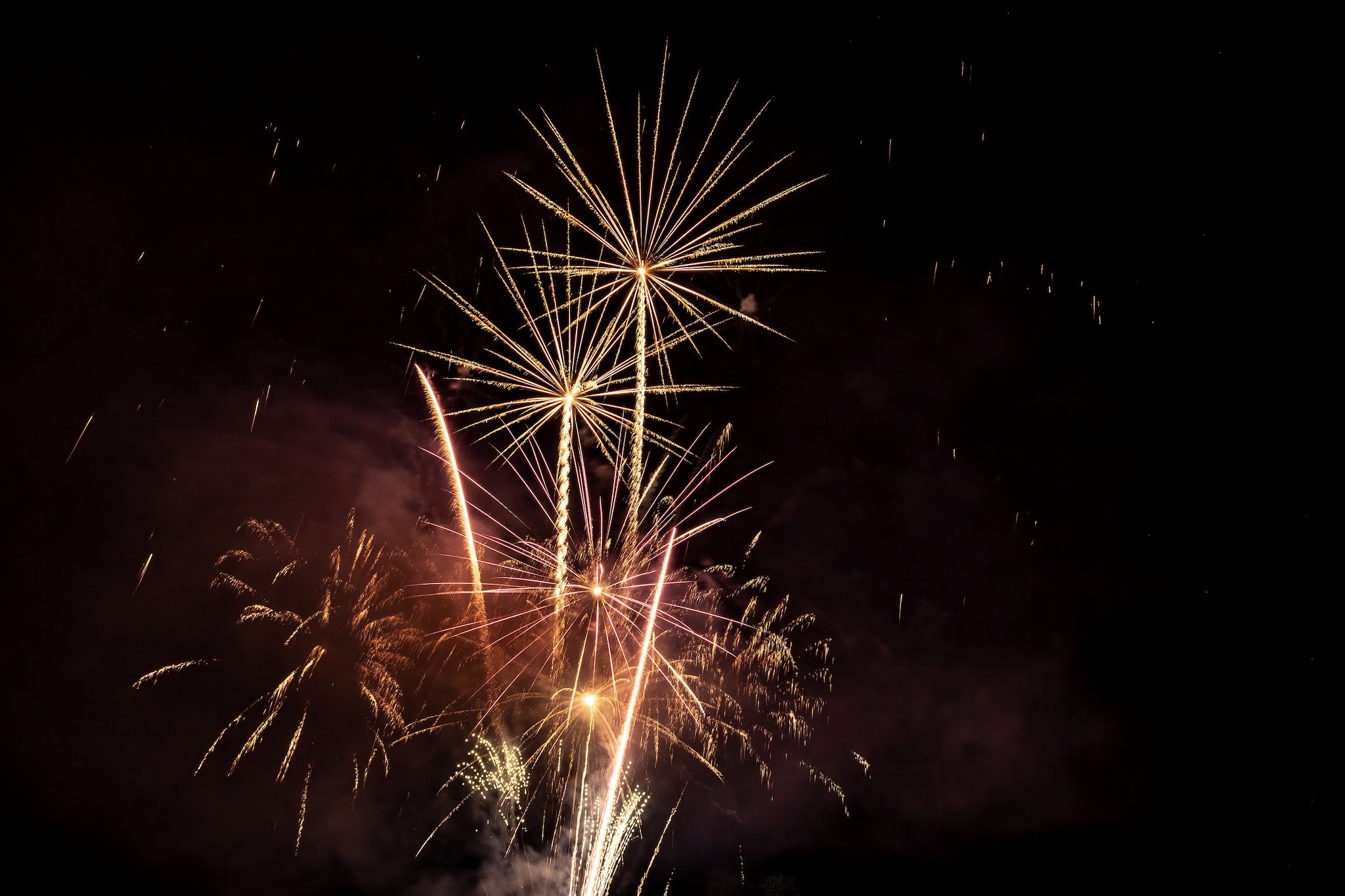 Feux d'artifice .