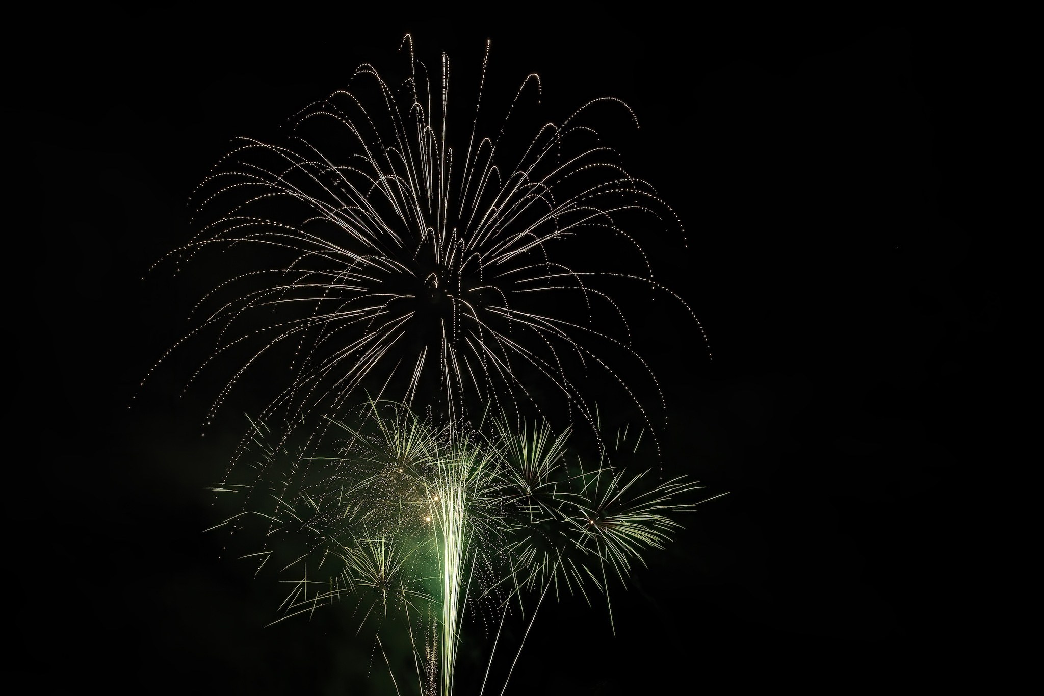 Feux d'artifice .