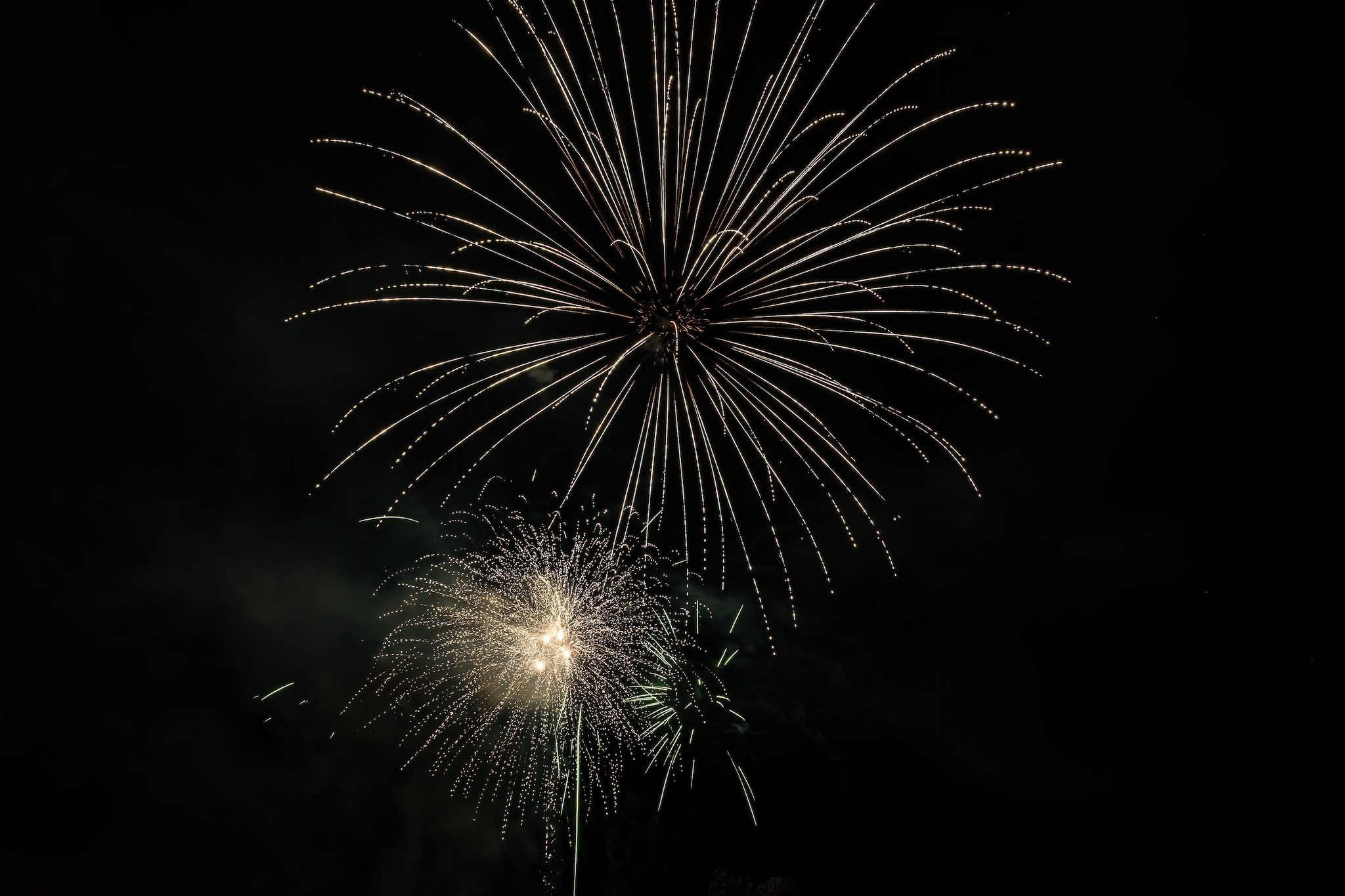 Feux d'artifice .