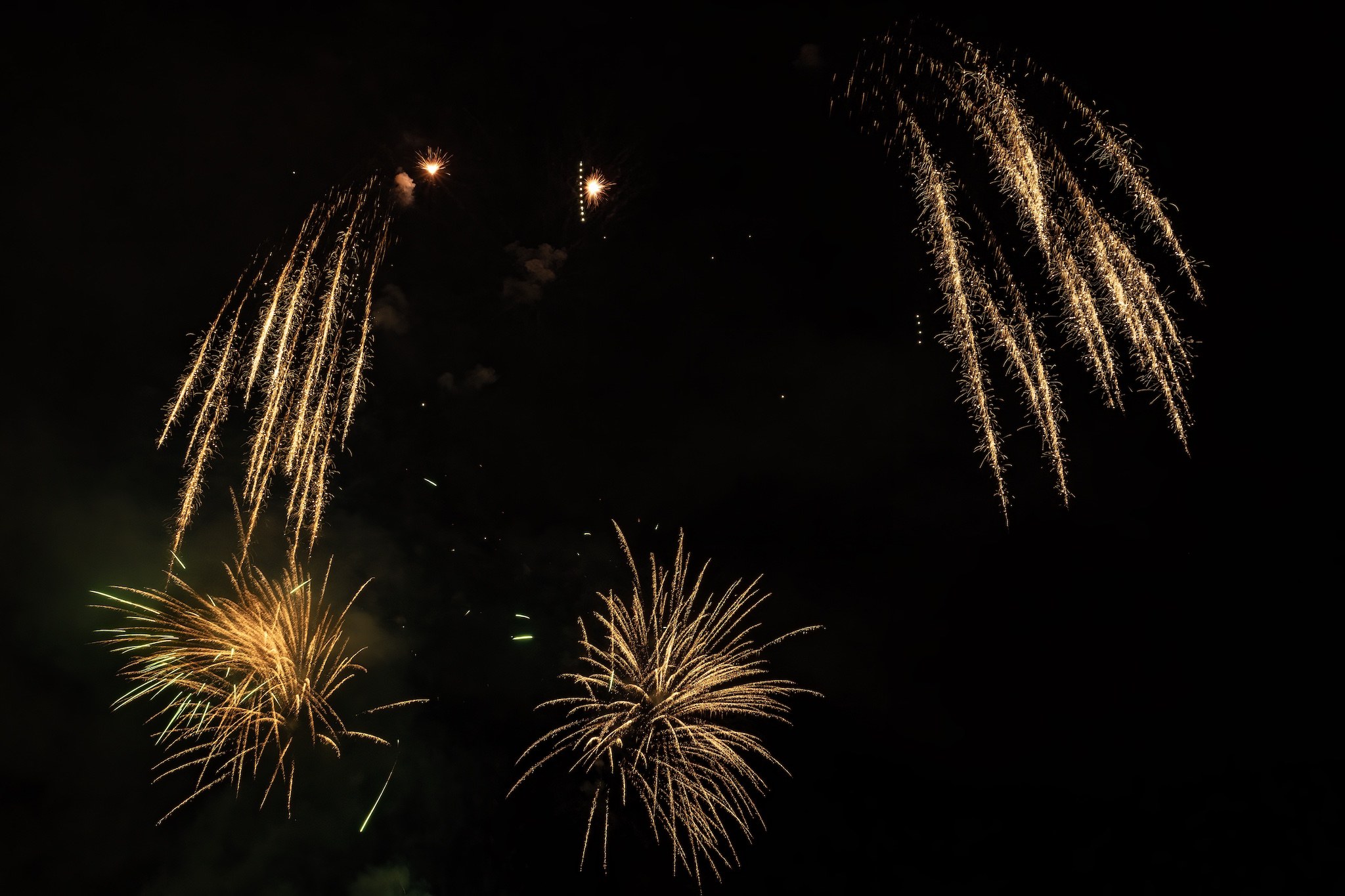 Feux d'artifice .