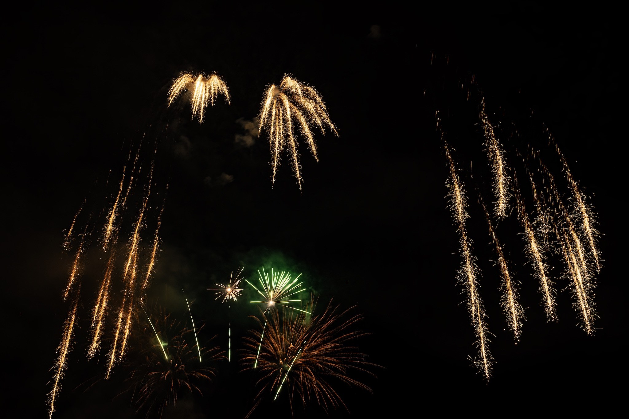 Feux d'artifice .