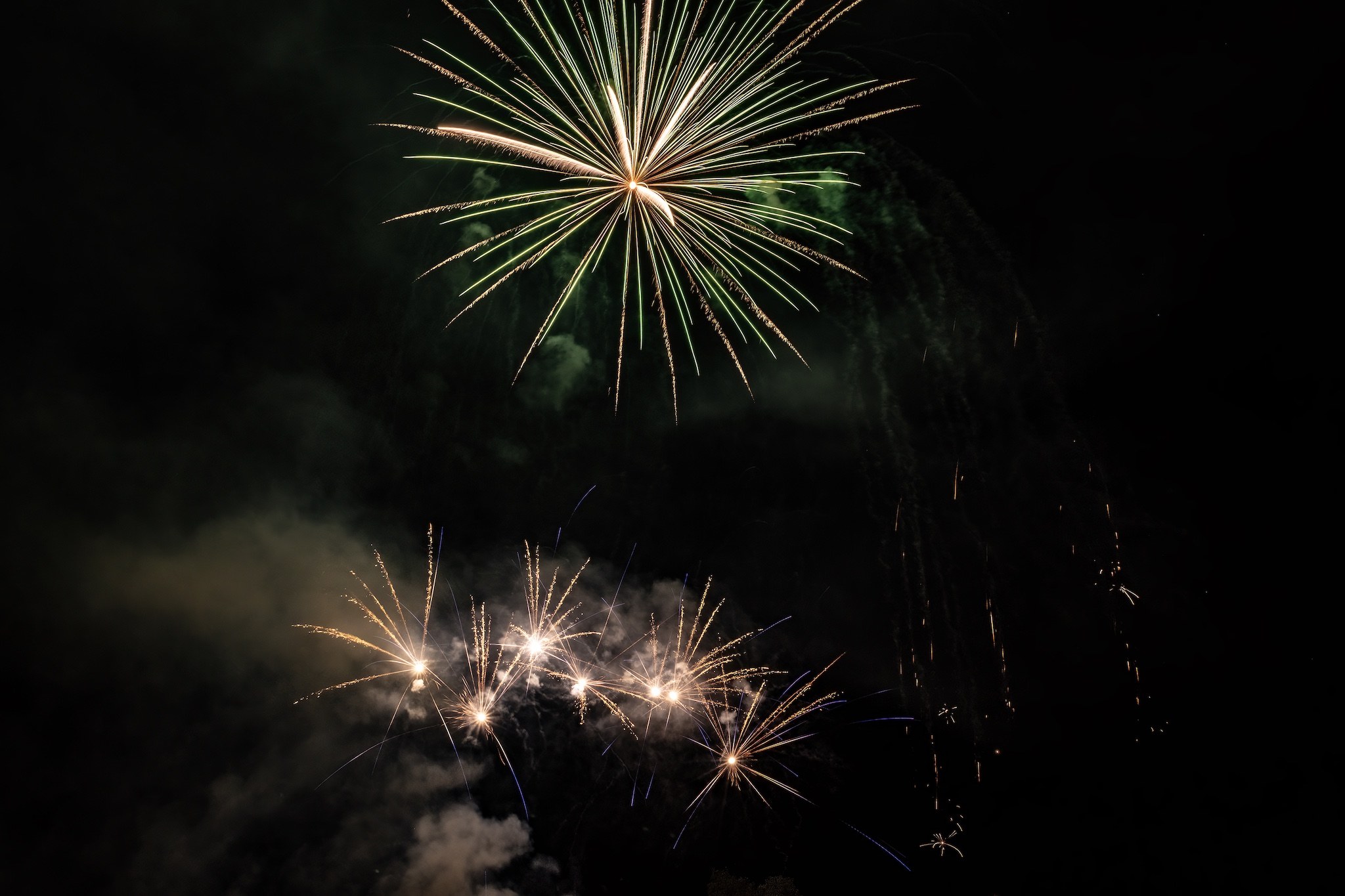 Feux d'artifice .