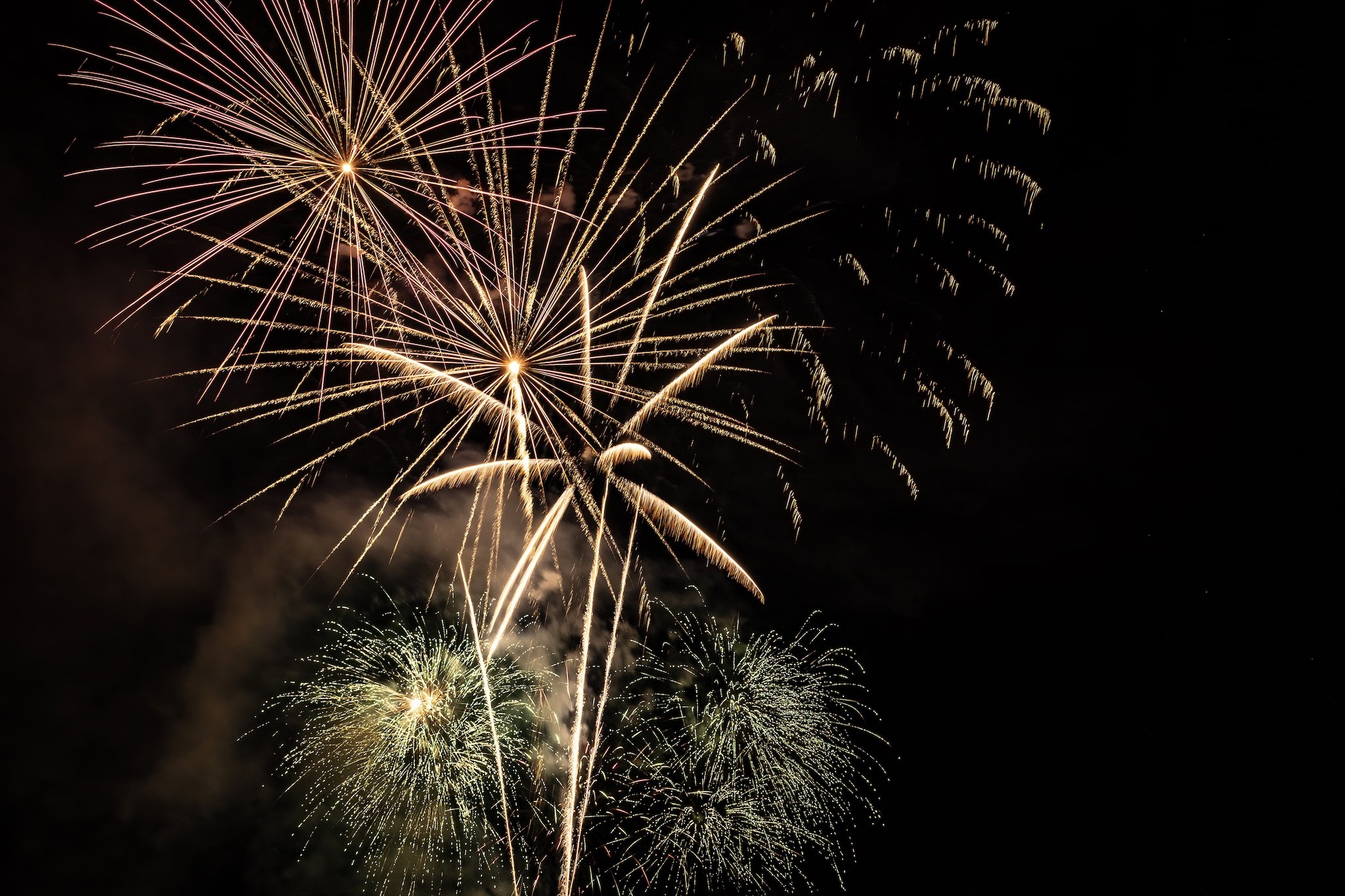 Feux d'artifice .