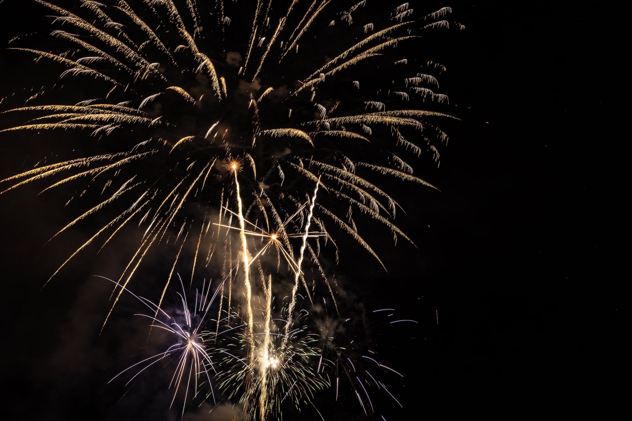 Feux d'artifice .
