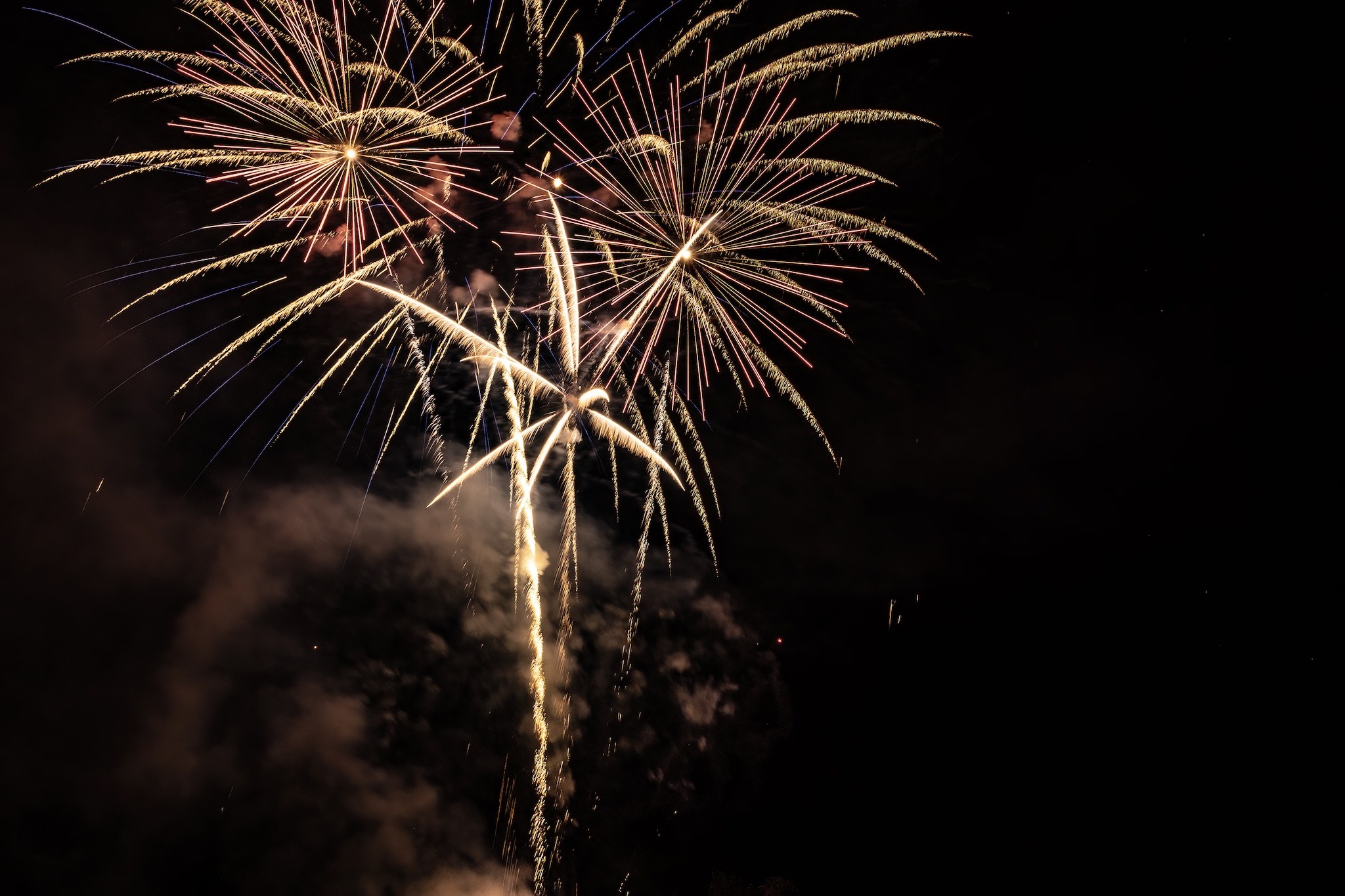 Feux d'artifice .
