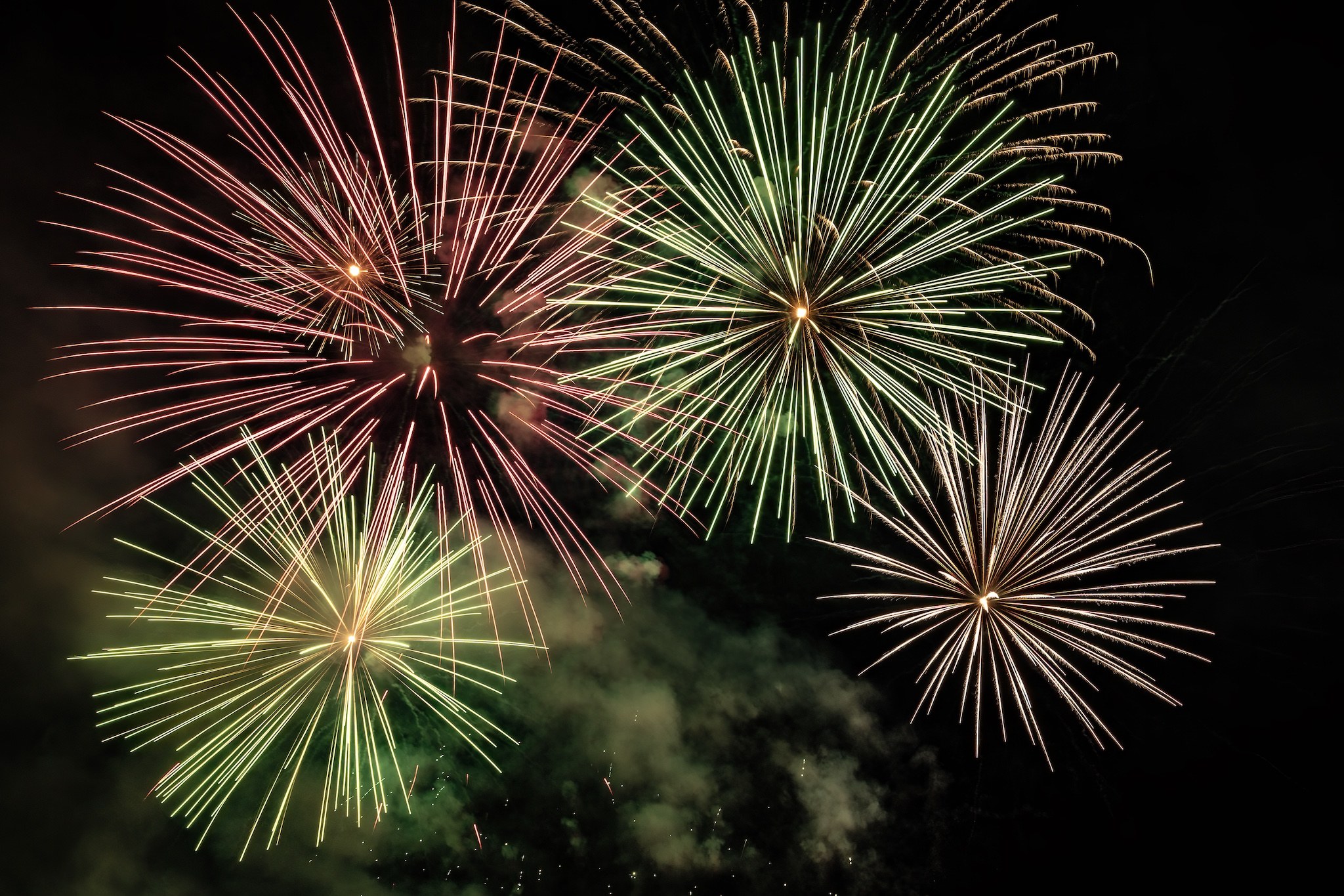 Feux d'artifice .