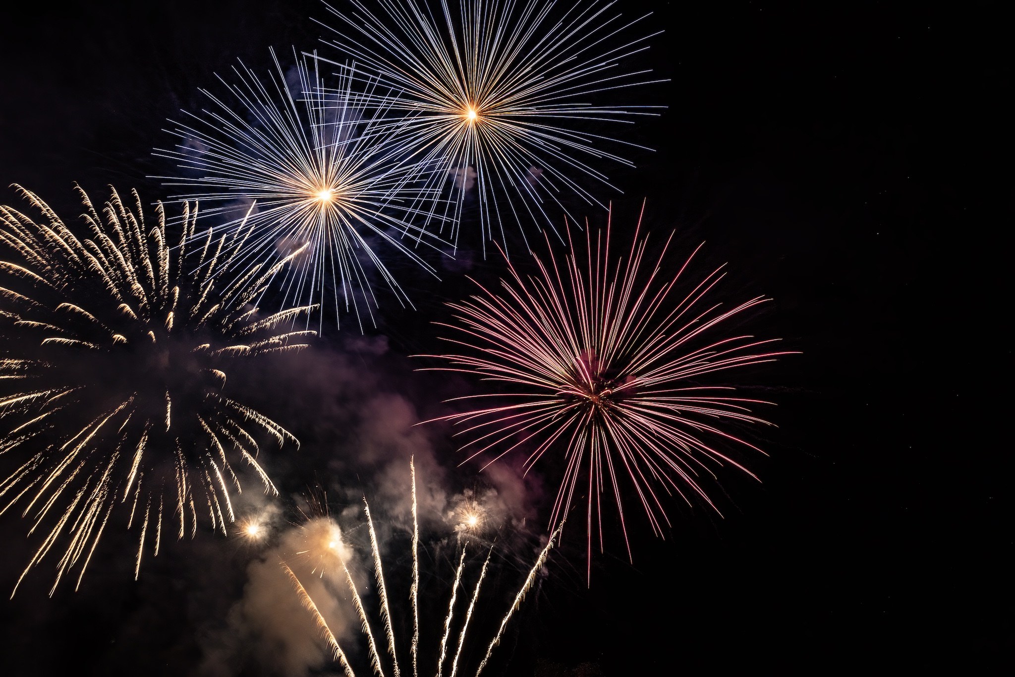 Feux d'artifice .