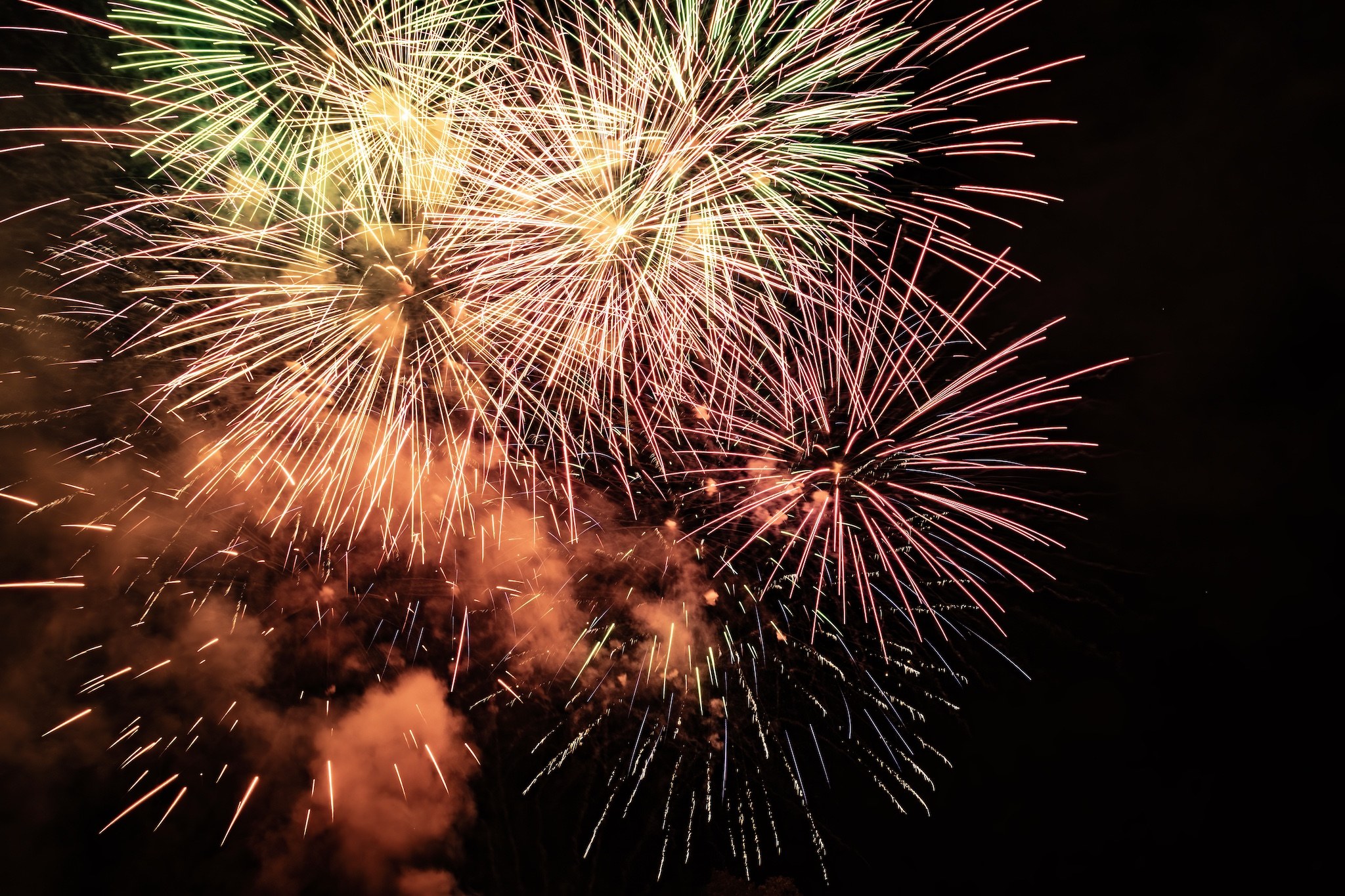 Feux d'artifice .